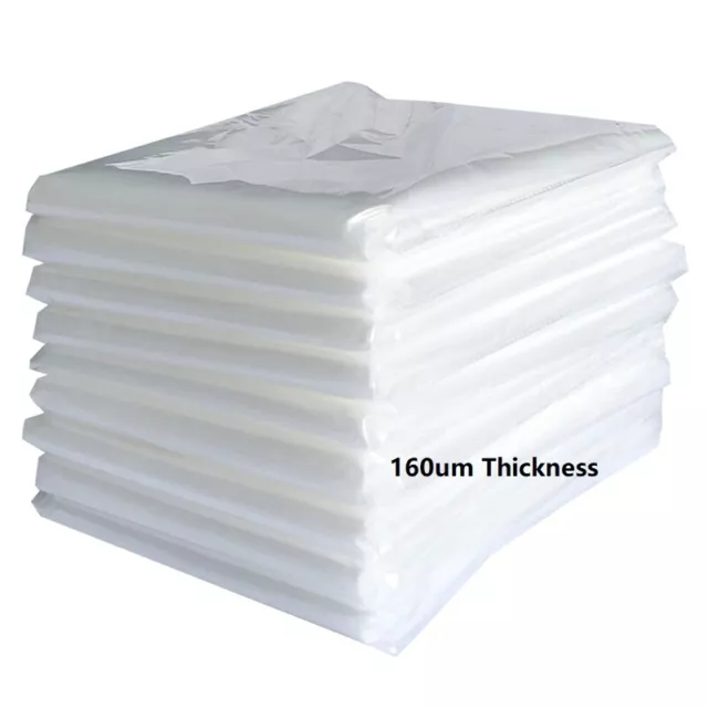 Clear Plastic Greenhouse Plastic Nursery Hot House Cover Poly Film Various Size