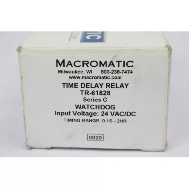 MACROMATIC Time delay relay TR-61828 series C (b208) 2