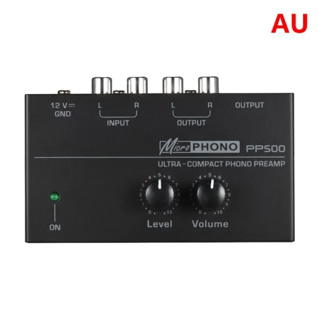 PP500 Phono Preamp Preamplifier with Level Control for Turntable
