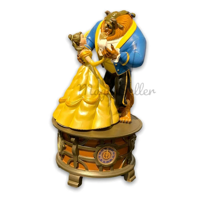 DISNEY BEAUTY AND The Beast Musical Figurine disney parks Belle And The