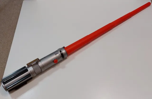 Star Wars Darth Vader Red Lightsaber Retractable Hasbro 2004 Toy Cosplay