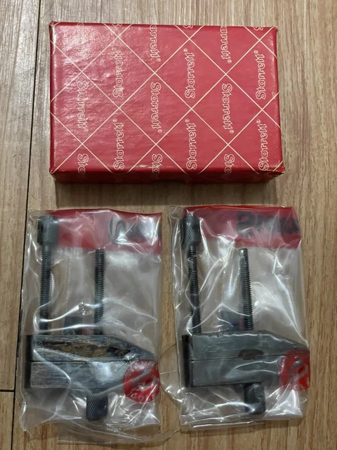 Starrett No. 161A Toolmakers Parallel Clamps Pair USA Starrett No. 161A Toolmakers Parallel Clamps Pair USA