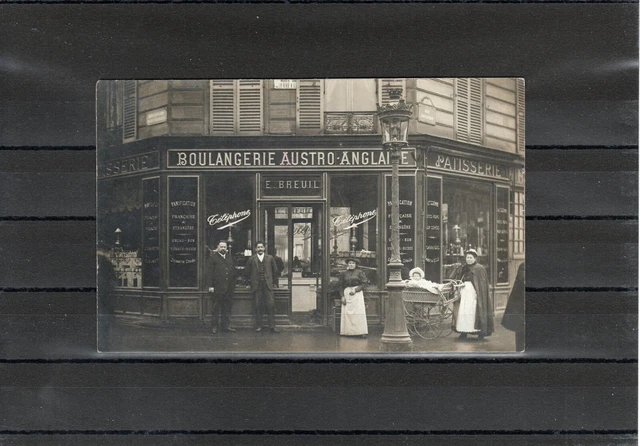 Carte Photo Ancienne - Paris - Devanture De Chapelier - N°87124 - Collection