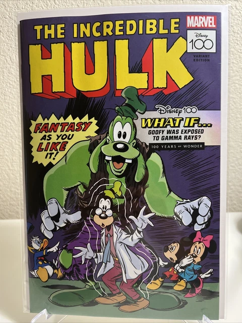 Amazing Spider-Man 21 Nm Hulk  Goofy  What If? Disney 100 Variant Marvel