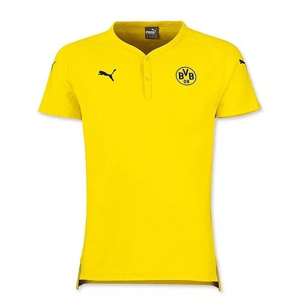 T-Shirt Shirt Kinder Trikot Henley PUMA BVB Borussia Dortmund gelb NEU!OVP!