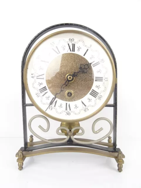 Dutch Vintage Antique NUFA Mantel Clock 8 day (Warmink Wuba era)