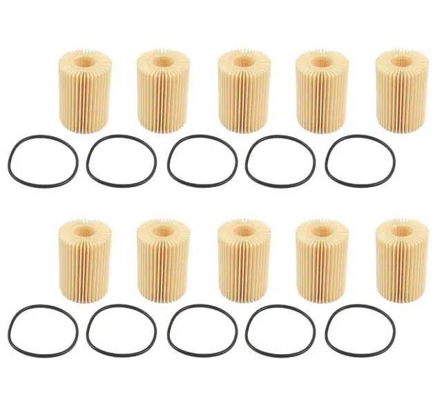 Genuine OEM Set of 10 Engine Oil Filter Element For Lexus IS350 RC350 GS350