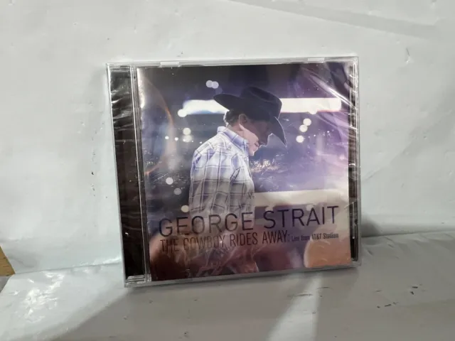 The Cowboy Rides Away: Live from AT&T Stadium by George Strait (CD, 2014) *NEW*