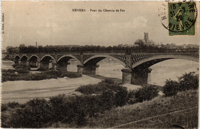 CPA NEVERS - Pont du Chemin de Fer (293086)