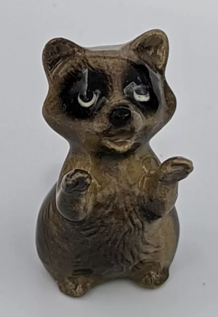 Retired Hagen Renaker Miniature Playful Raccoon