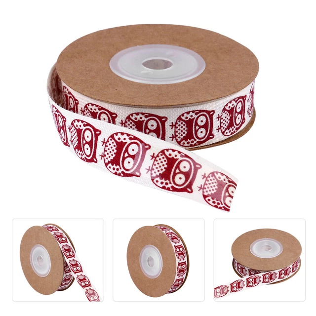 1 Roll Grosgrain Ribbons Christmas Gift-Wrapping Package Ribbon