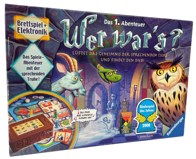 Wer wars? - Kinderspiel des Jahres 2008 von Ravensburger - GEPRÜFT & KOMPLETT