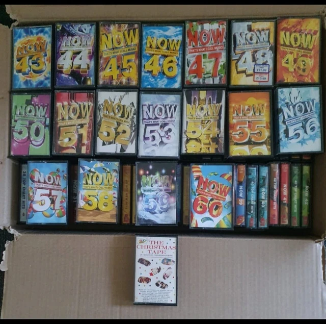 Set Now NOW THATS WHAT i call music double cassette tapes numbers 1 to 60 full ...