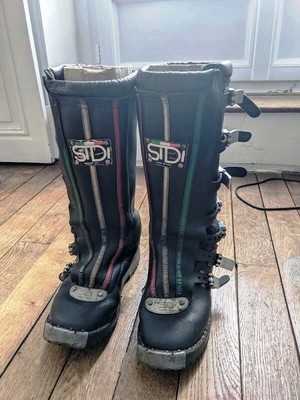 Alpinestars SIDI Joel Robert rare mx boots vintage leather motocross no Alpinestars DeCoster 