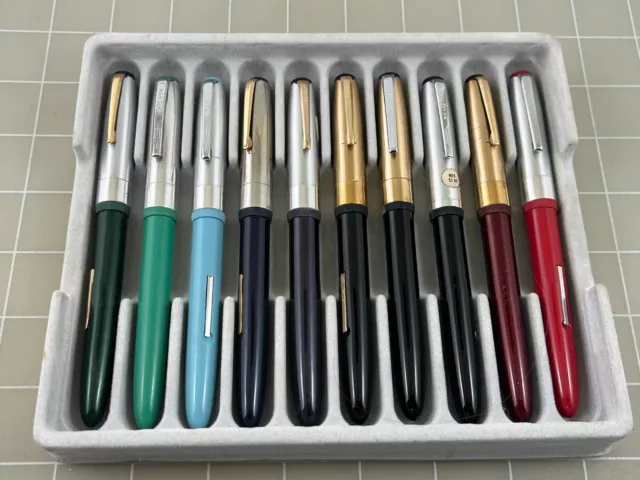 Judd's Lot of 10 Very Nice Old Wearever Fountain Pens
