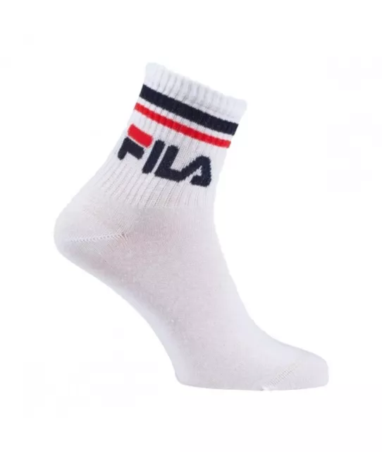 6 Paia Calza Uomo Sportiva Fila F9398 in Cotone  donna ragazzo ragazza unisex