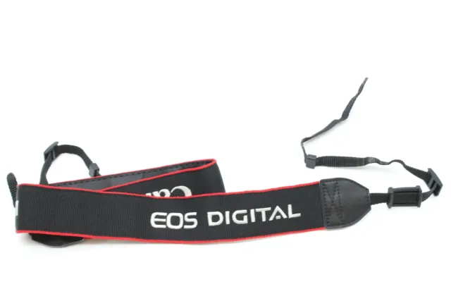 Canon EOS Digitale Cintura Fotocamera Tracolla Largo IN Nero Rosso Argento