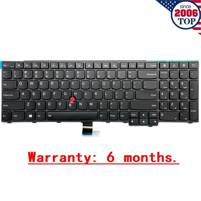 US-versie Toetsenbord voor Lenovo ThinkPad W540 T540P W541 T550 W550S L540 L560 E531 E540 P50S T560