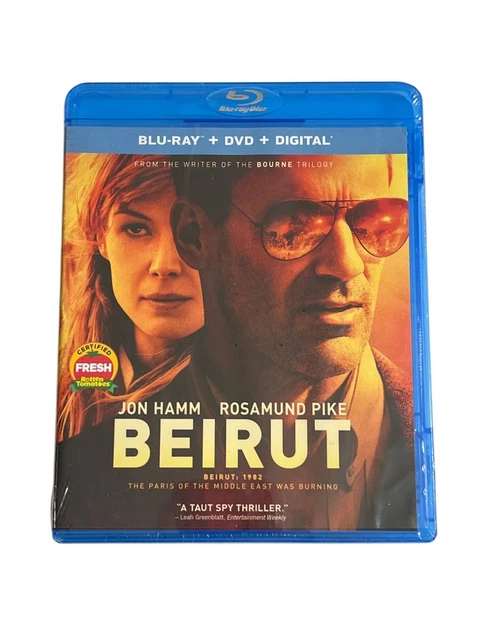 BEIRUT BLU-RAY DVD Combo Pack Jon Hamm Rosamund Pike Factory