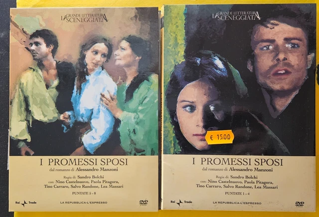 I PROMESSI SPOSI Sceneggiato Rai (4 Dischi) Dvd Editoriale EUR 14,90