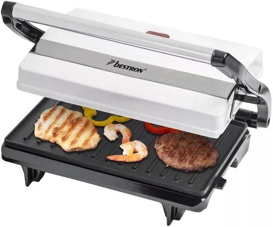 bestron Kontaktgrill APM123W Viva Italia 700W Sandwich Panini Multigrill NEU