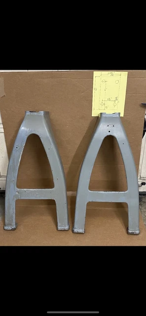 Vintage Clausing Atlas cast iron lathe bench legs Vintage Clausing Atlas cast iron lathe bench legs