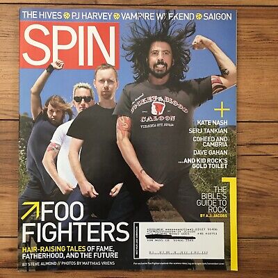 RARE Spin Magazine ~ FOO FIGHTERS Dave Grohl ~ Nov 2007 + Hives, Vampire Weekend