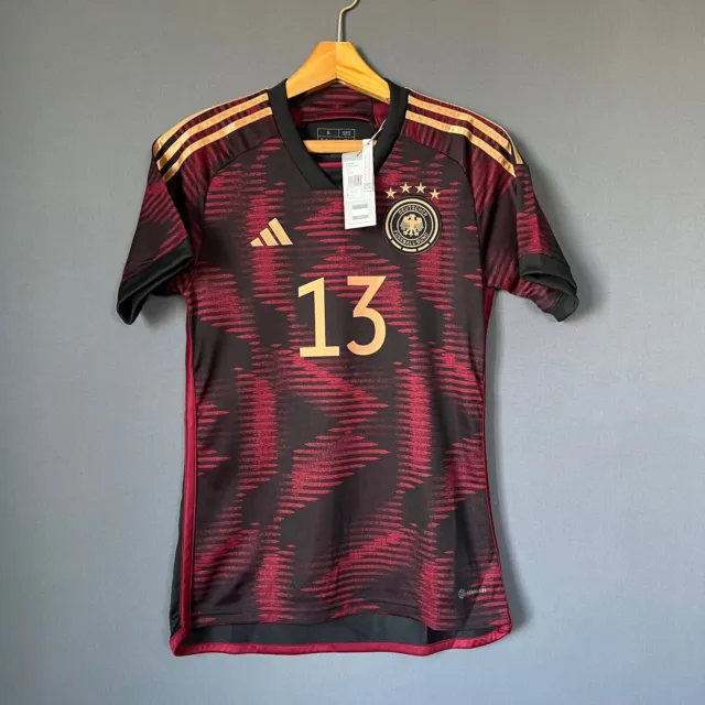 Camiseta Alemania 2022 Away Camiseta Futbol Pequeña Hombre Adidas
