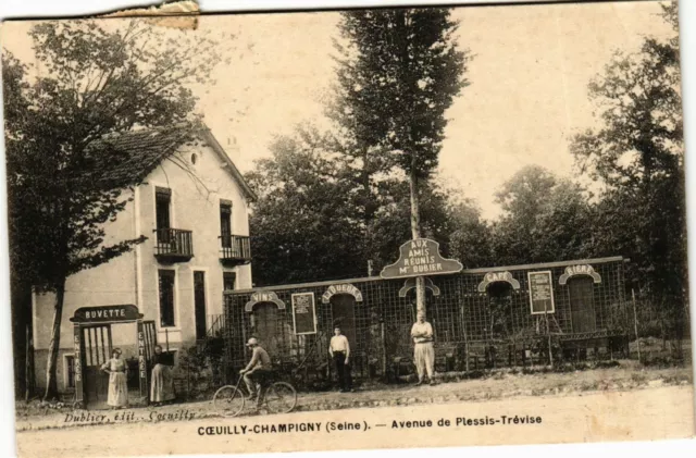 CPA COEUILLY CHAMPIGNY Avenue de Plessis-Treviso (869386)