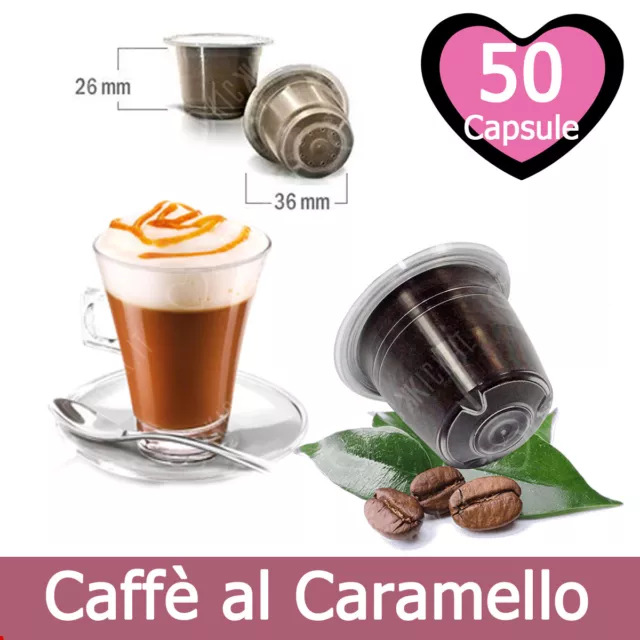 50 Capsule Caffè Kickkick al Caramello Compatibili NESPRESSO