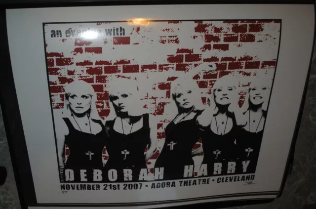 Deborah Harry (Blondie) Cleveland 2007 concert poster #/75 rare VIP art print