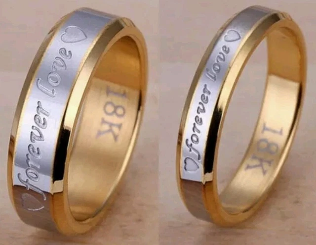 Fedine argento placcate oro clearance