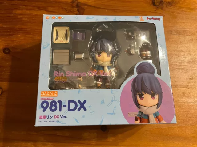 Rin Shima DX Ver. Nendoroid 1623-DX Laid-Back Camp Yuru Camp Max Factory *CIB*