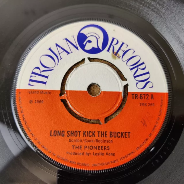 The Pioneers / Rico Rodriguez - Long Shot Kick The Bucket / Jumping The Gun 7"