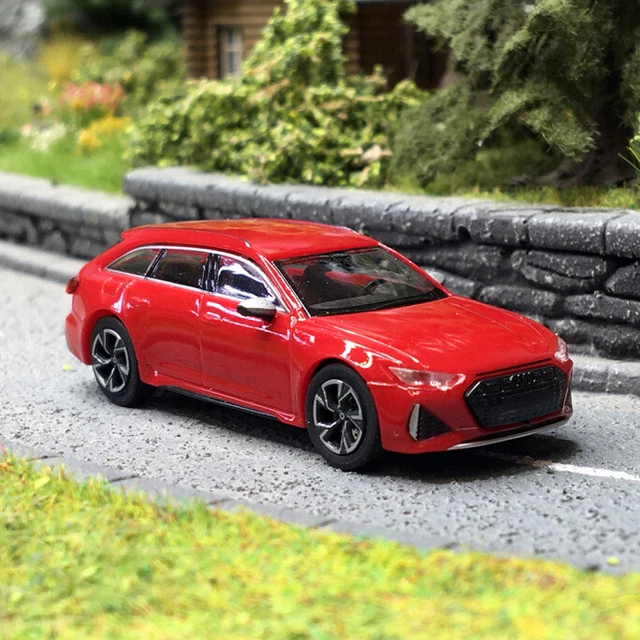 Minichamps Audi RS 6 Avant 2019 Rouge Métal - échelle 1/18 - 155018010