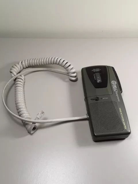 Bell Equipment Sonecor Micro Cassette Tele-Recorder BE-310VTR Telephone