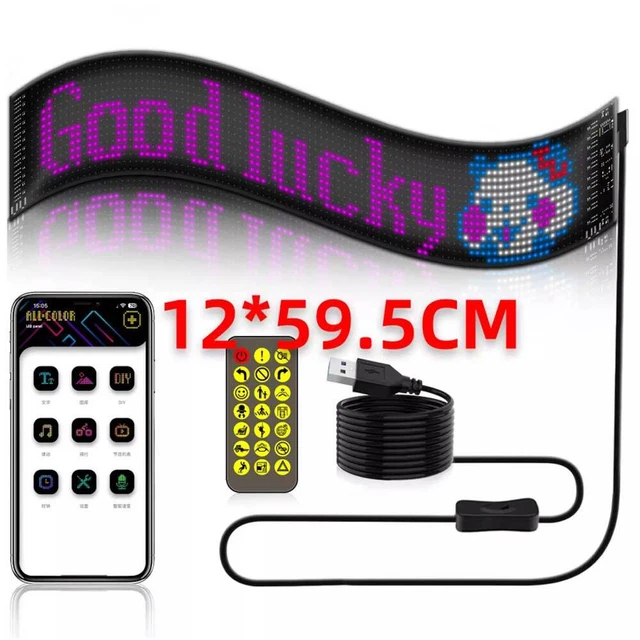 FLEXIBLE CAR LED Display Screen Blazexel Devil Eyes Bigmonster