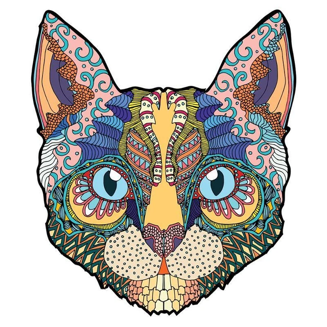 Cat Animals Jigsaw Puzzles Games Adults Kids Educational Interactive DIY Crafts