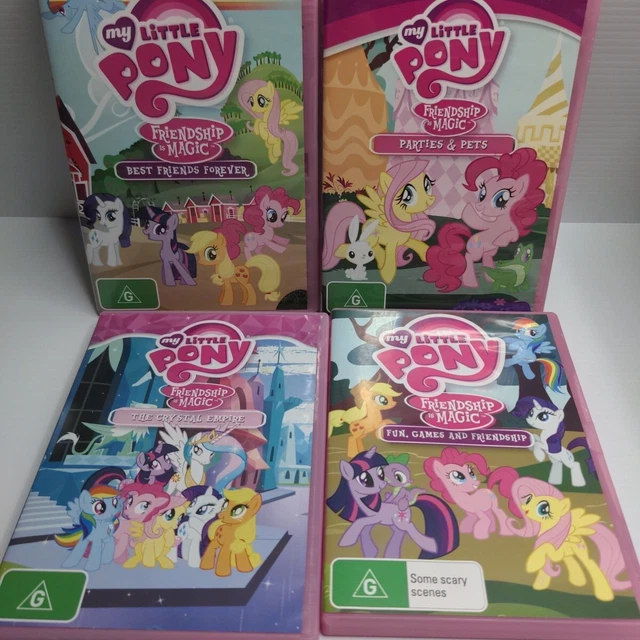 4X MY LITTLE Pony Friendship is Magic DVD BFF Crystal Empire