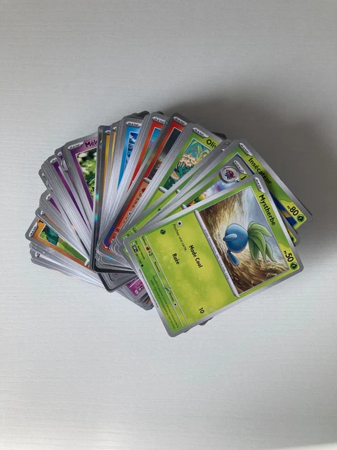 Lot De 110 Cartes à Collectionner – Dessins Animés Noir, Argent, Or, Sans Doublons, Qualité Gravée Laser