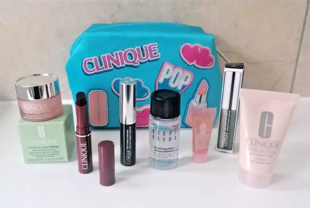 Clinique Gift Set Creams Eye Cream Lipstick Mascara Mask + Bobbi Brown