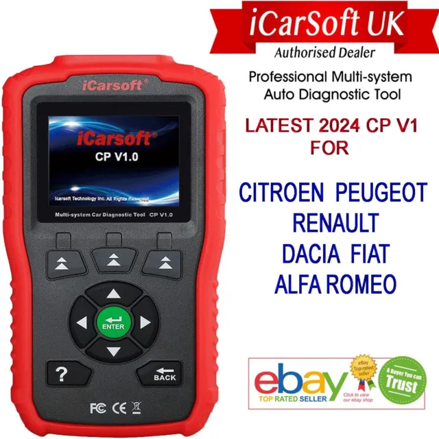 LATEST iCarsoft CP V1 FOR RENAULT, DACIA Professional Diagnostic Scanner Tool