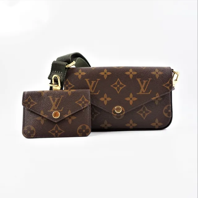 Louis Vuitton Félicie Strap & Go Mini Bag M80091 Monogram Canvas/Green 2021