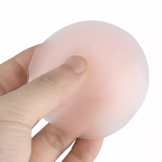 2Pc Women’s Silicone Invisible Round Thin Nipple Cover Self Adhesive Pasties Pad
