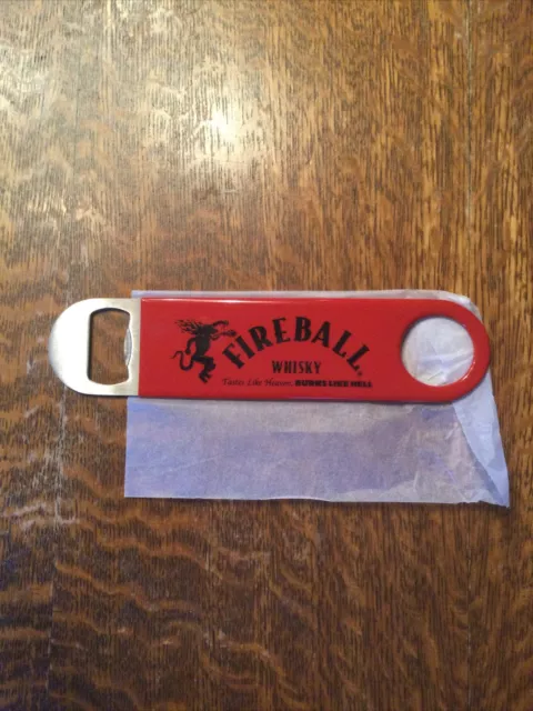 Fireball Cinnamon Whisky Red Bottle Opener Speed Wrench Style New