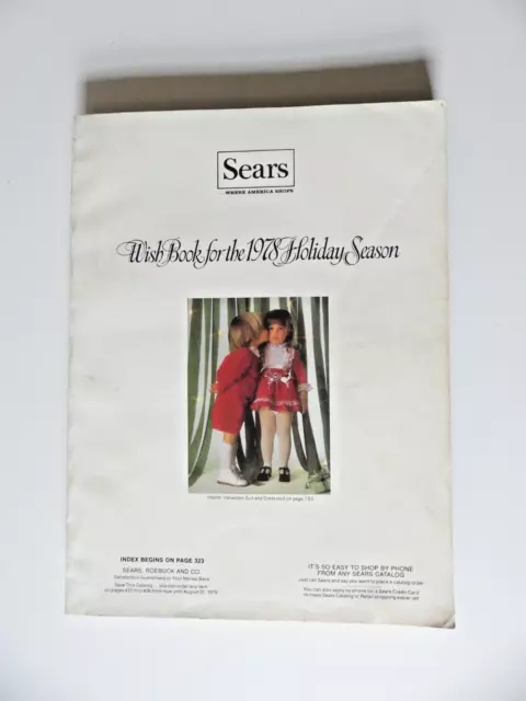 Vintage 1978 Sears Christmas Wishbook Catalog - Superstar Barbie, Star Wars etc.