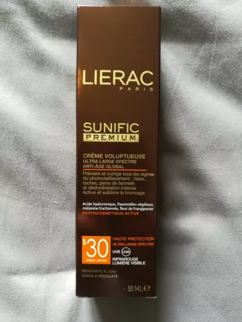 Sunific  Premium crème voluptueuse SP 30 Lierac