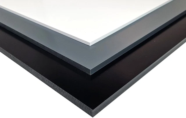 PVC HART PLATTE 1-10 mm Schwarz/Weiß/Grau Trovidur® Vekaplan ...
