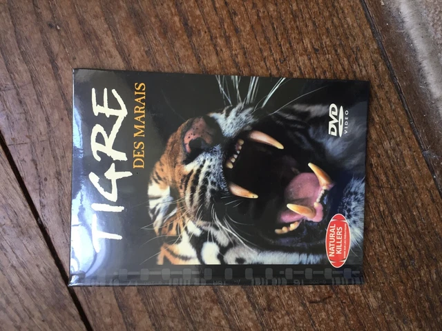 DVD DOCUMENTAIRE animaux natural killers 3 tigre des marais   NEUF