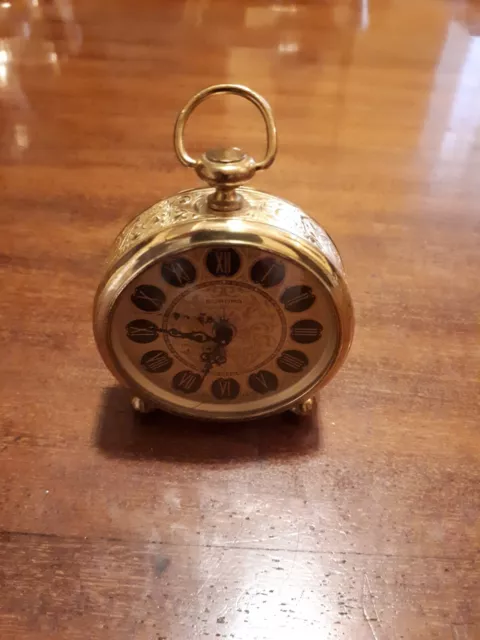 Orologio Sveglia  EUROPA UHREN  2 JEWELS anni 70/80 con scatola originale
